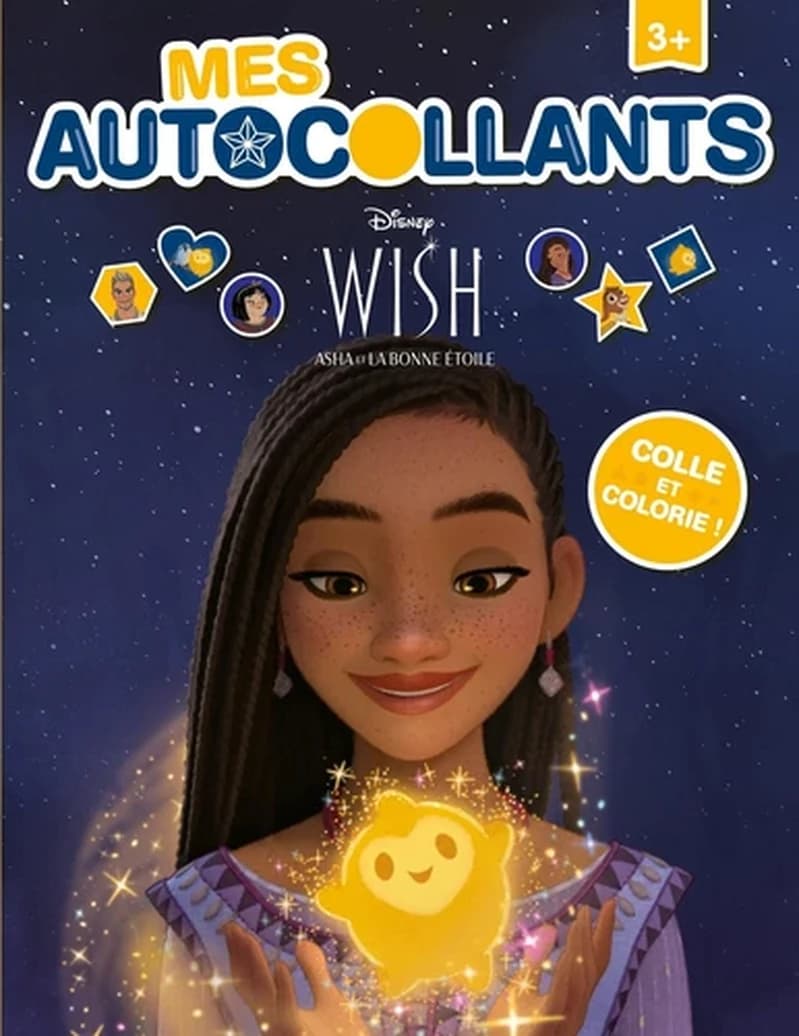 Mes autocollants : Wish, Asha et la bonne étoile : [Autocollant]