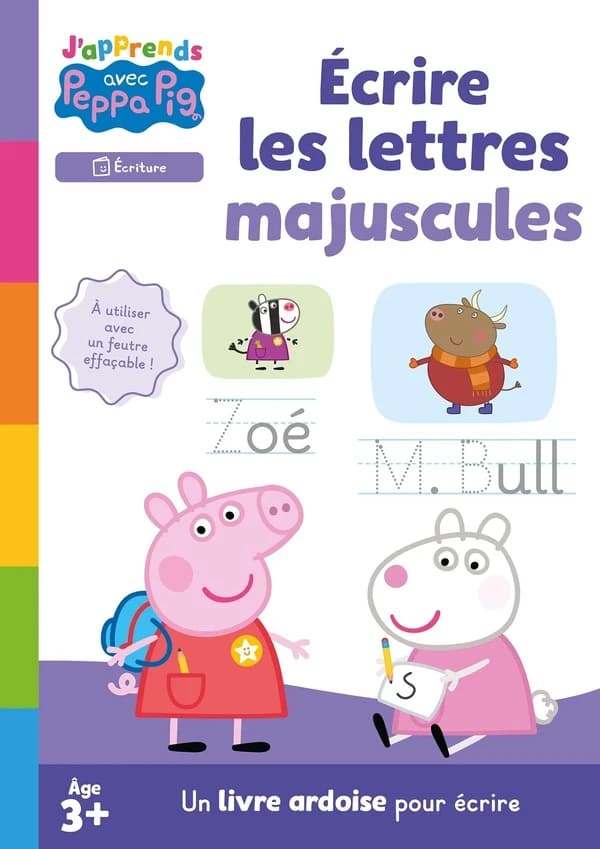 J'apprends avec Peppa Pig : écrire les lettres majuscules