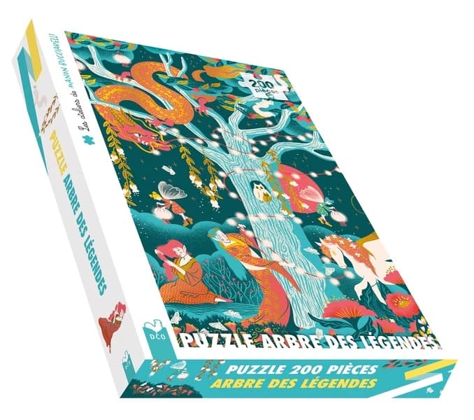 Les ateliers de Manon Bucciarelli : puzzle brillant ; l'arbre des légendes