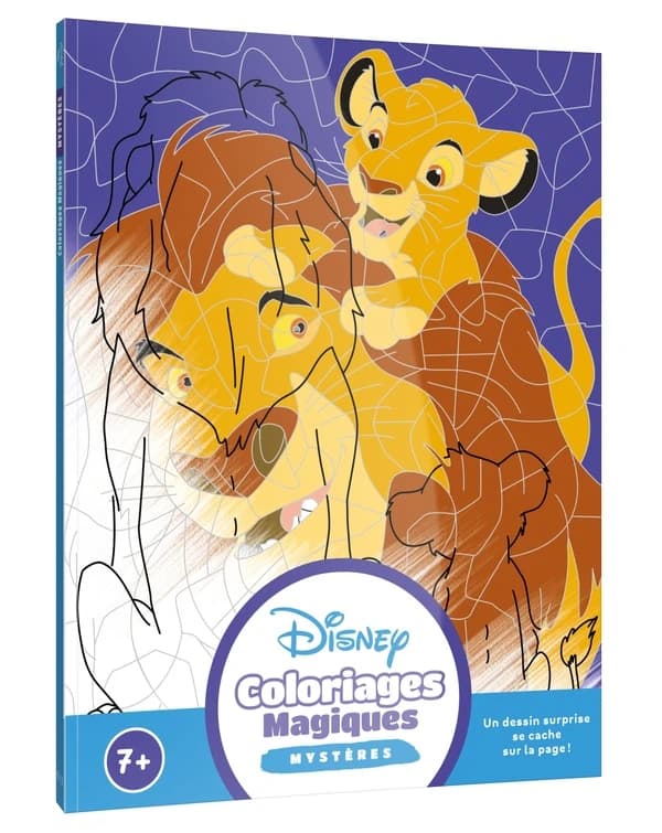Coloriages magiques : trompe-l'oeil : Disney : les grands classiques : [Album à colorier]