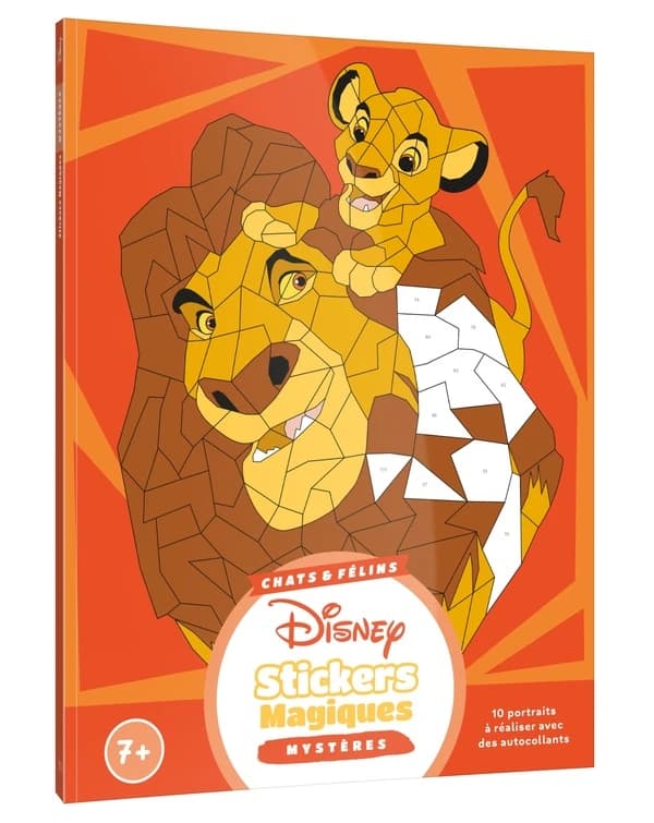Mes stickers magiques : mystères : chats et félins : Disney : 7 ans et plus : [Autocollant]