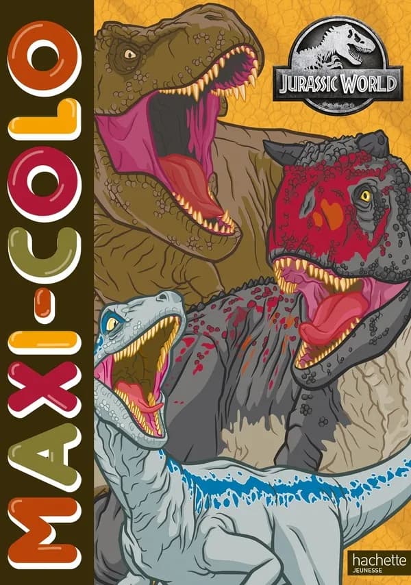 Maxi-colo : Jurassic World : [Album à colorier]