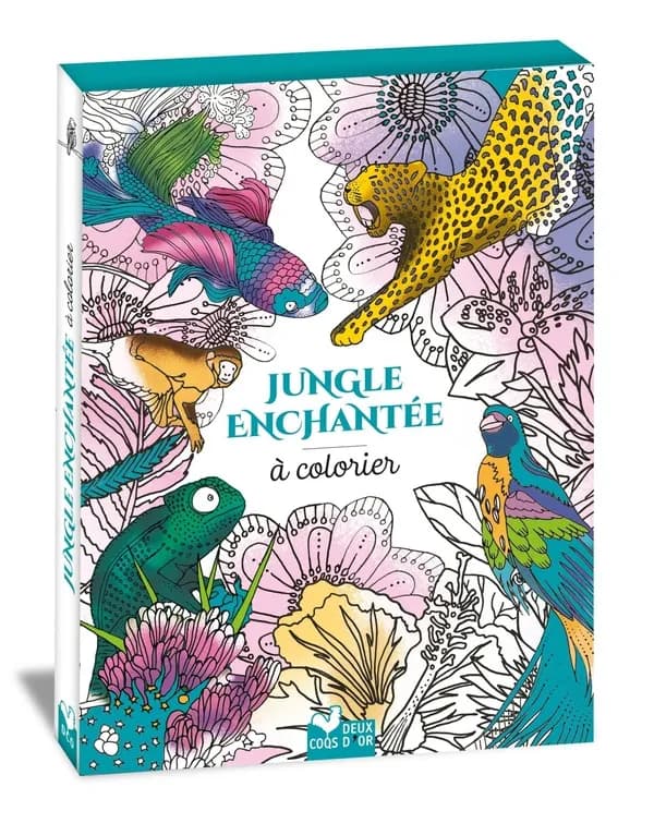 Les ateliers du calme : Jungle enchantée à colorier