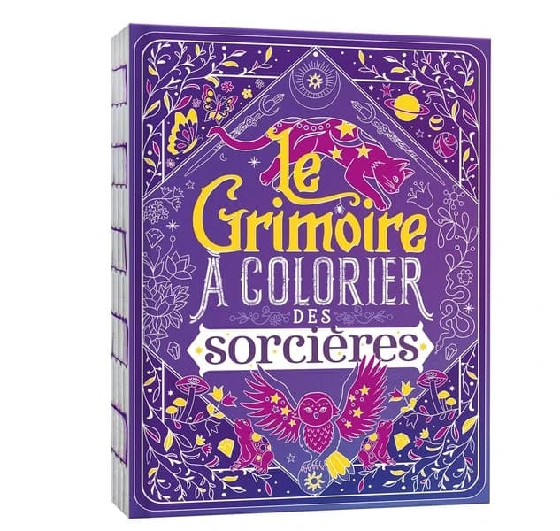 Le grimoire à colorier des sorcières : [Album à colorier]