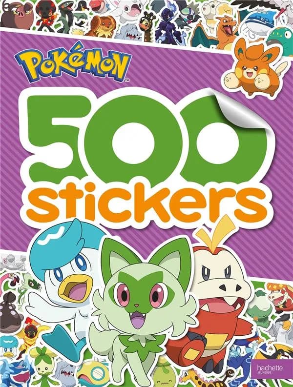 500 stickers Paldea : Pokémon : [Album de jeux et d'activités pour enfants]