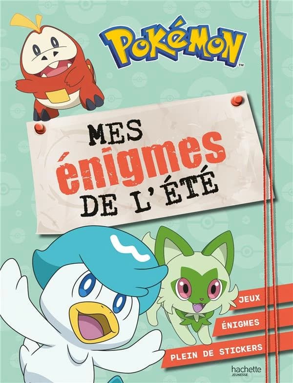Mes énigmes de l'été Pokémon