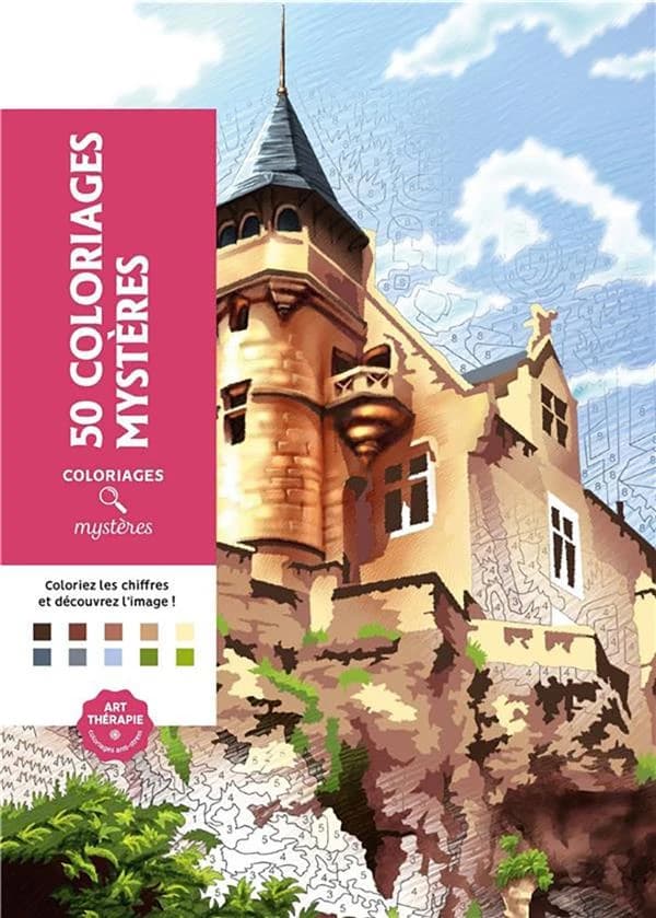 50 coloriages mystères : Art thérapie coloriage anti-stress : [Album à colorier]