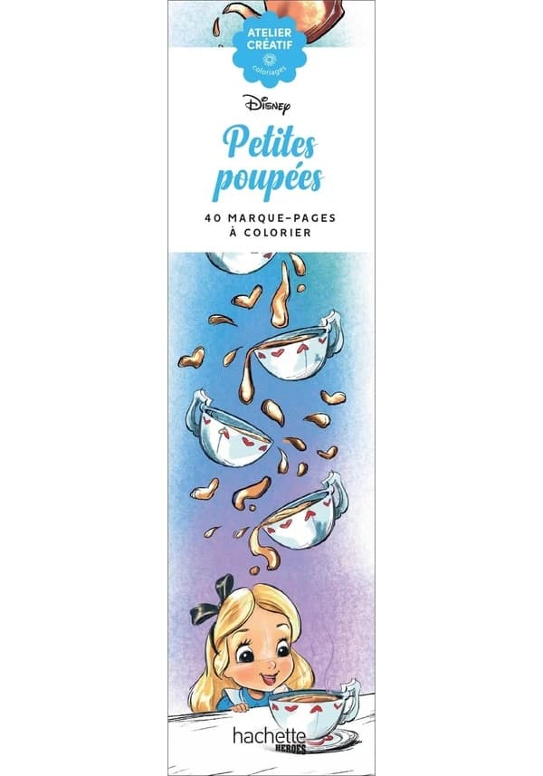 Petites poupées : 40 Marque-pages à colorier