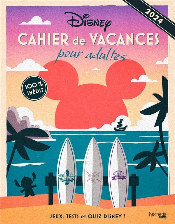Cahier de vacances pour adultes ; Disney (édition 2024)
