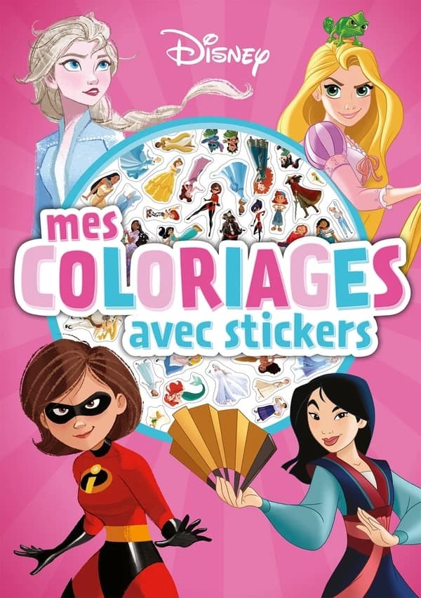 Mes coloriages avec stickers : Girl Power : [Album à colorier]