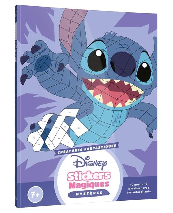 Stickers magiques mystères : Disney : créatures fantastiques : 7 ans et plus : [Autocollant]