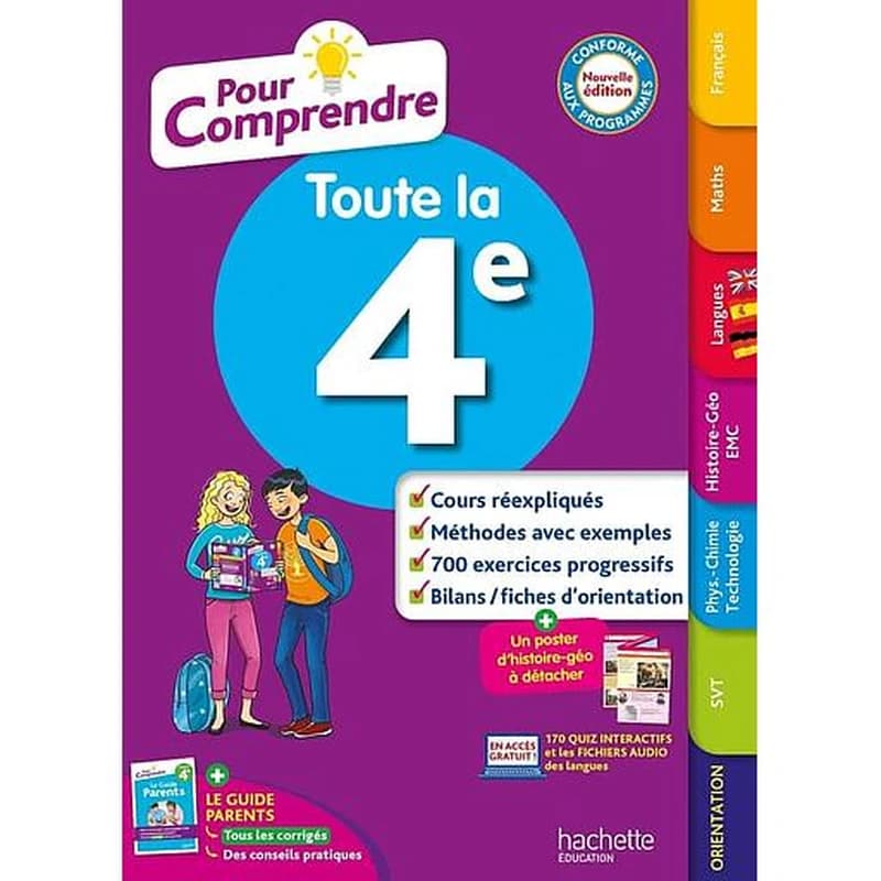 Toute la 4e Pour comprendre Edition 2024
