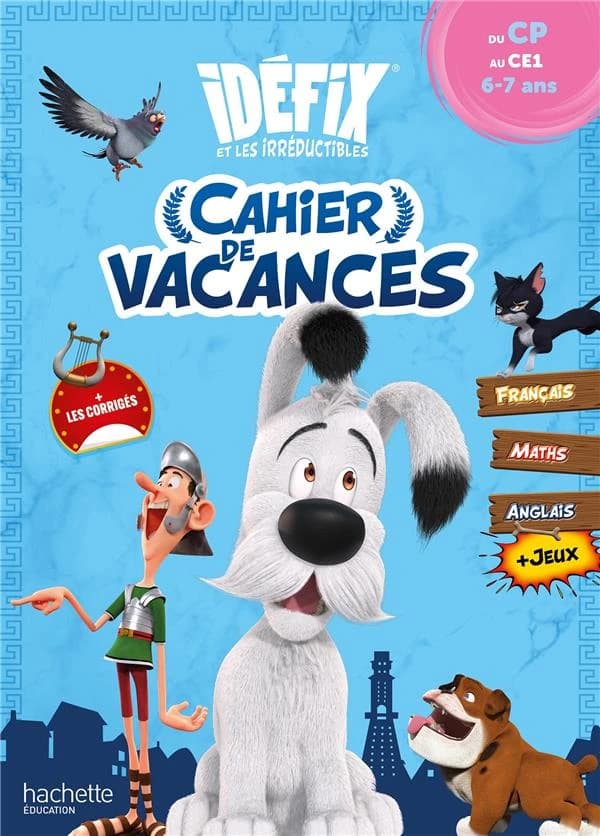 Cahier de vacances Idéfix et les irréductibles : Du CP au CE1