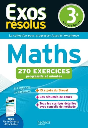 Maths : 3e, nouveau brevet