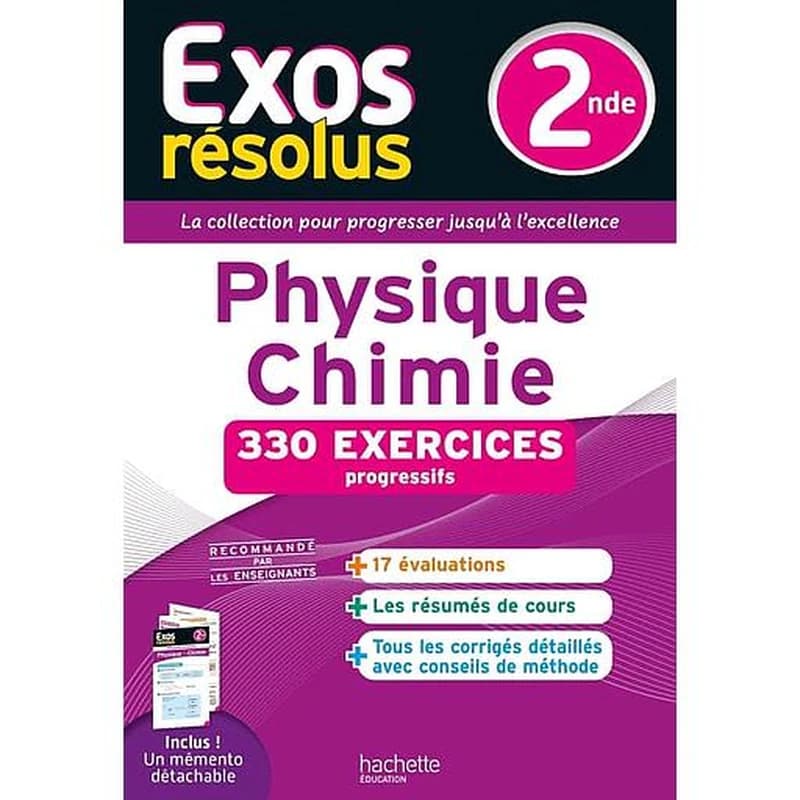 EXOS RESOLUS - PHYSIQUE-CHIMIE 2NDE