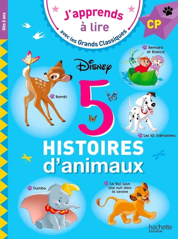 5 histoires d'animaux