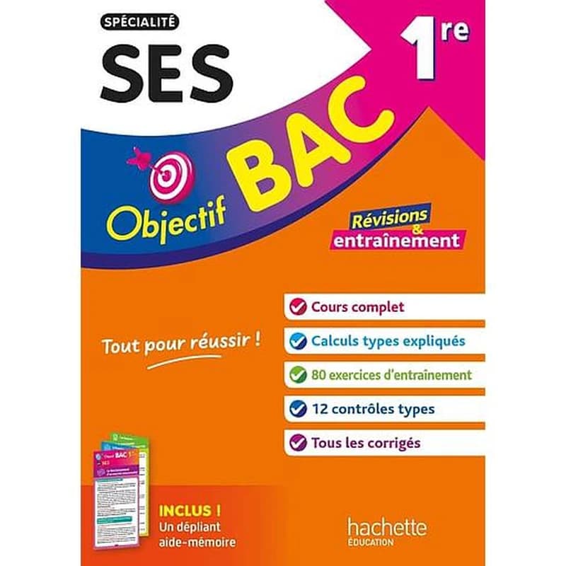 Objectif bac : Spécialité SES ; 1re ; Révisions & entraînement