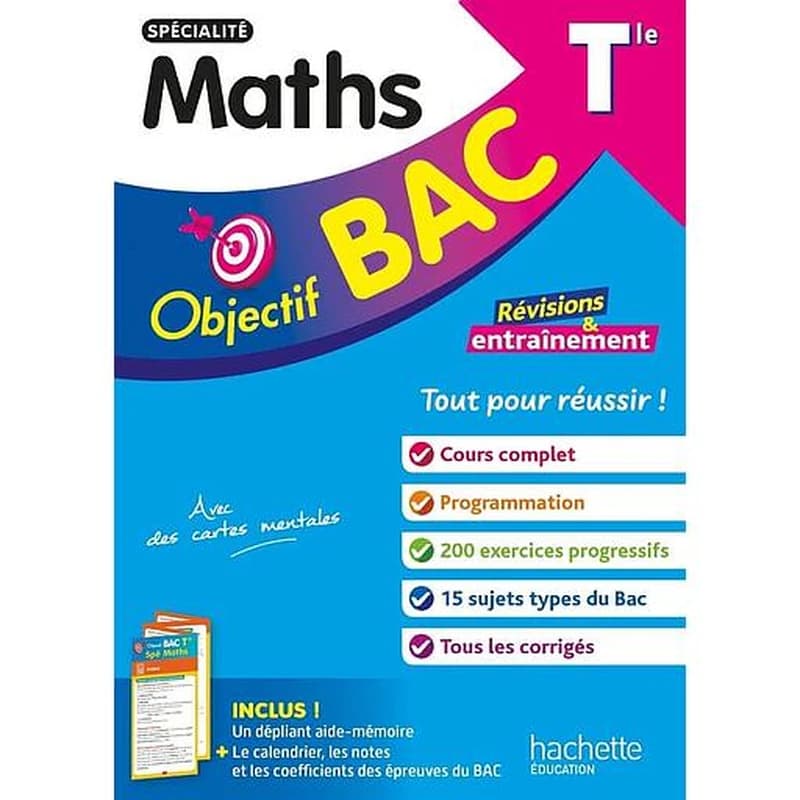 OBJECTIF BAC TLE SPECIALITE MATHS BAC 2025