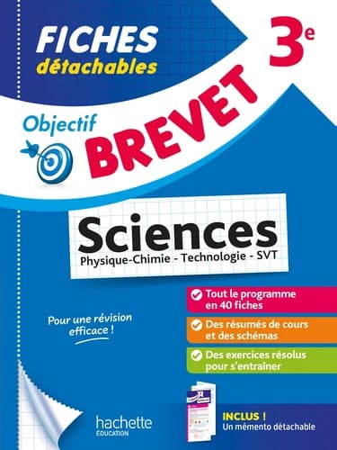 Sciences : physique-chimie, technologie, SVT