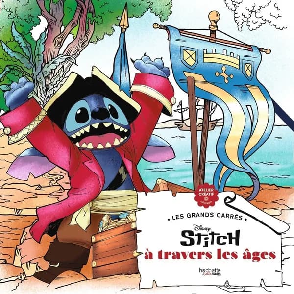 Stitch à travers les âges : 45 coloriages