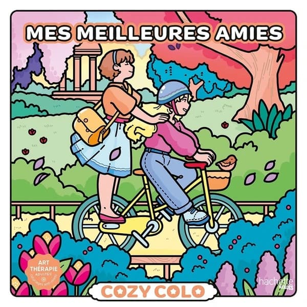 Art thérapie : Cozy colo : Mes meilleures amies