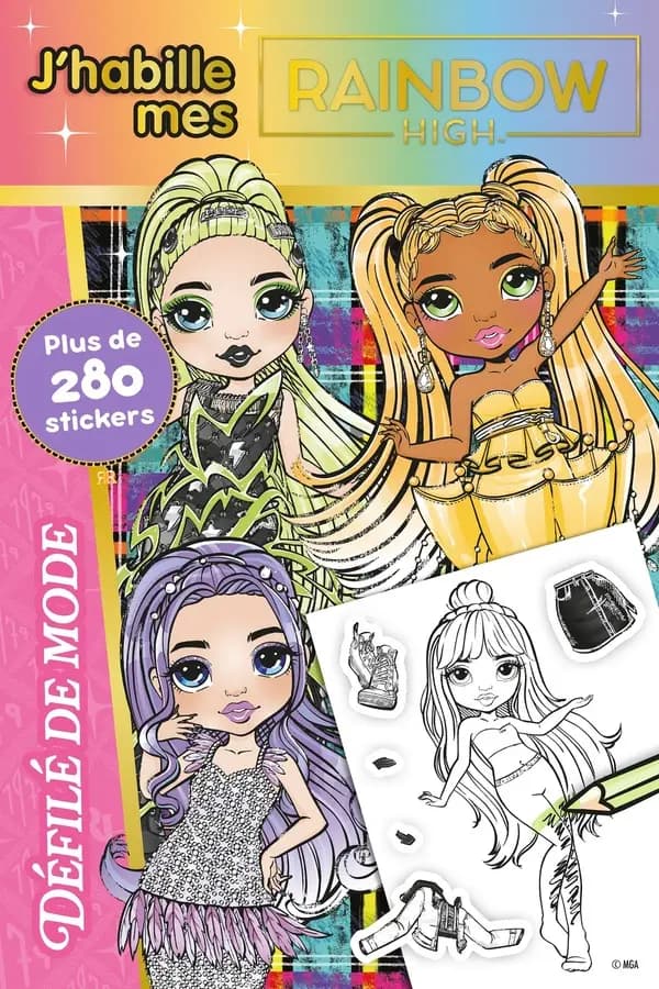 J'habille mes Rainbow High ; Défilé de mode