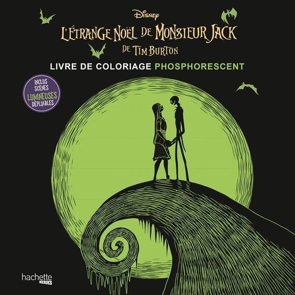 L'Etrange Noël de Monsieur Jack : coloriage phosphorescent : [Album à colorier]