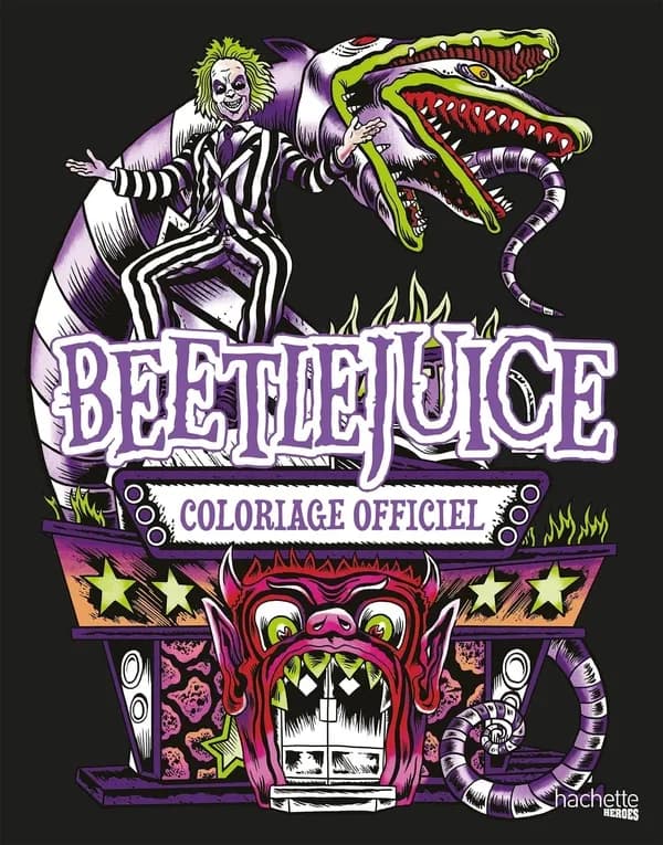 Art thérapie : Beetlejuice : Coloriage officiel