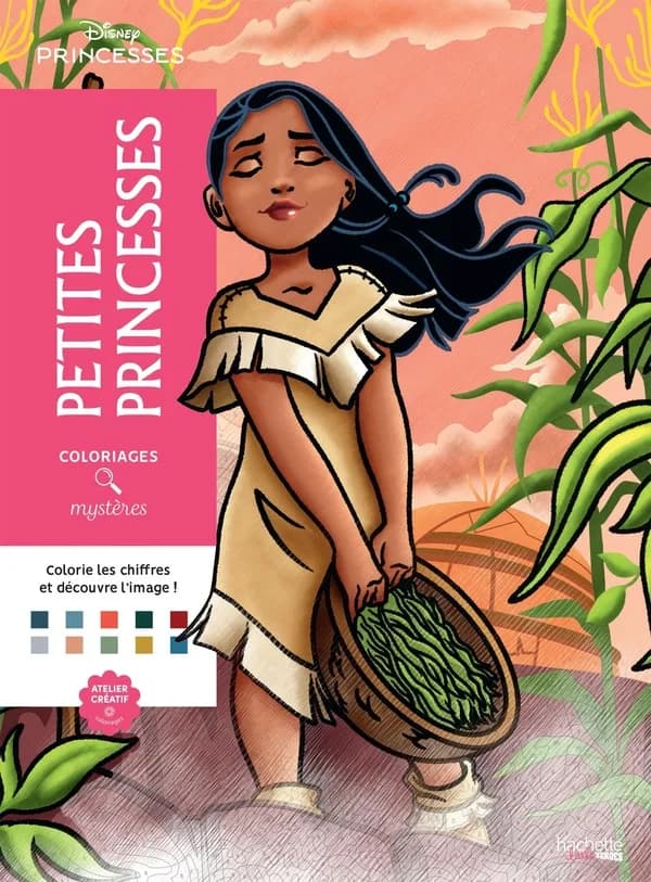 Coloriages mystères : Disney - petites princesses : [Album à colorier]