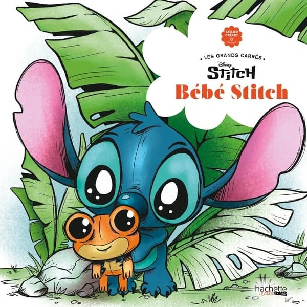 Atelier créatif ; Les grands carrés : Bébé Stitch