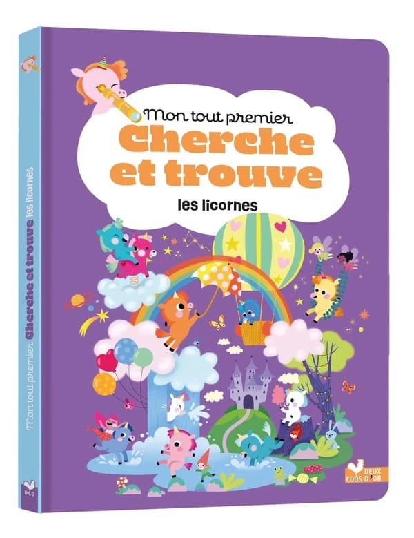 Cherche et trouve : Mon tout premier cherche et trouve : Les licornes
