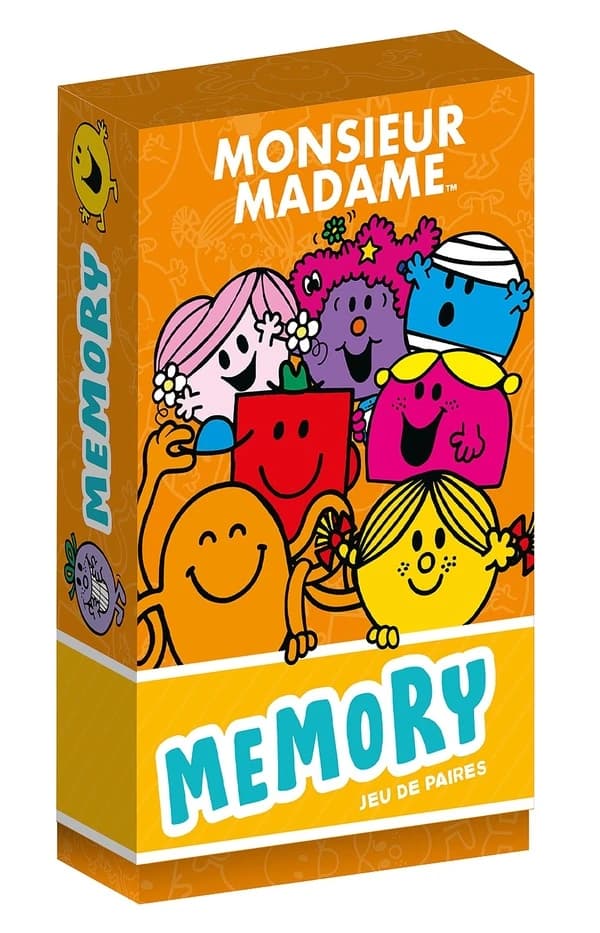 Les Monsieur Madame : jeu memory : boite de jeu de carte : [Jeu memory]