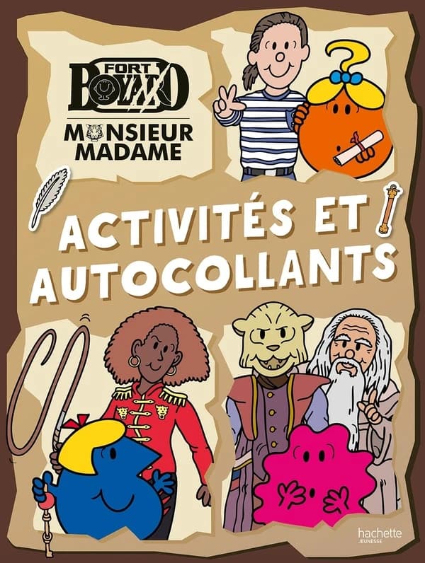Les Monsieur Madame à Fort Boyard : Activités et autocollants