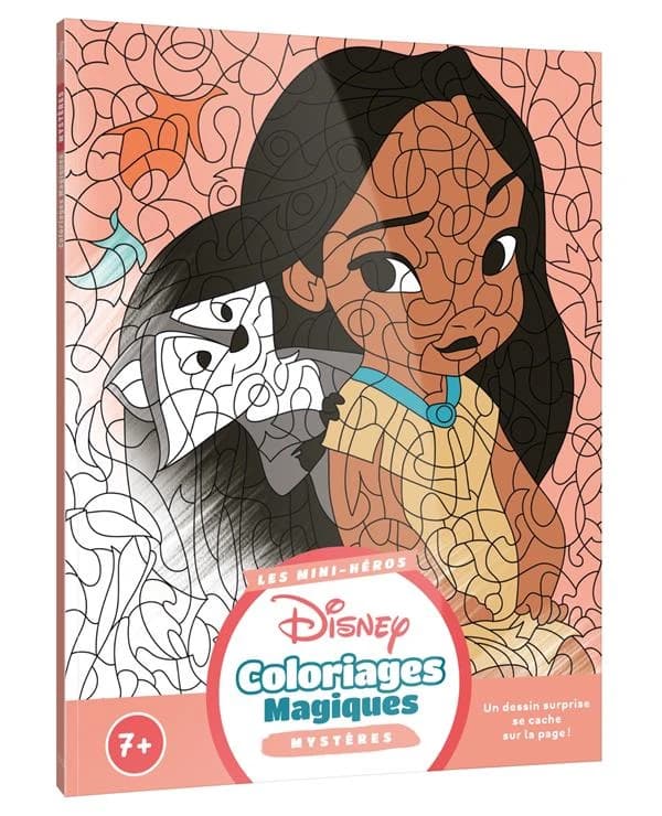 Coloriages magiques mystères : les mini-héros : 6 ans et plus : [Album à colorier]