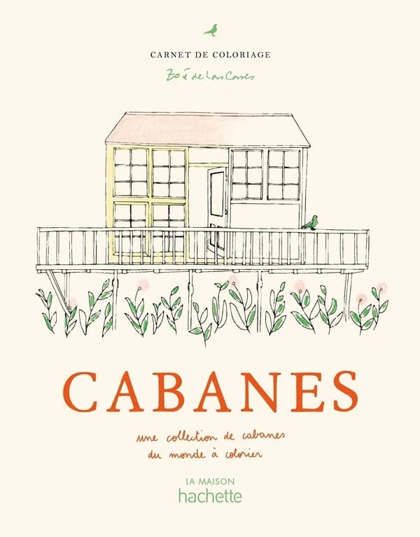 Cabanes : Une collection de cabanes du monde à colorier