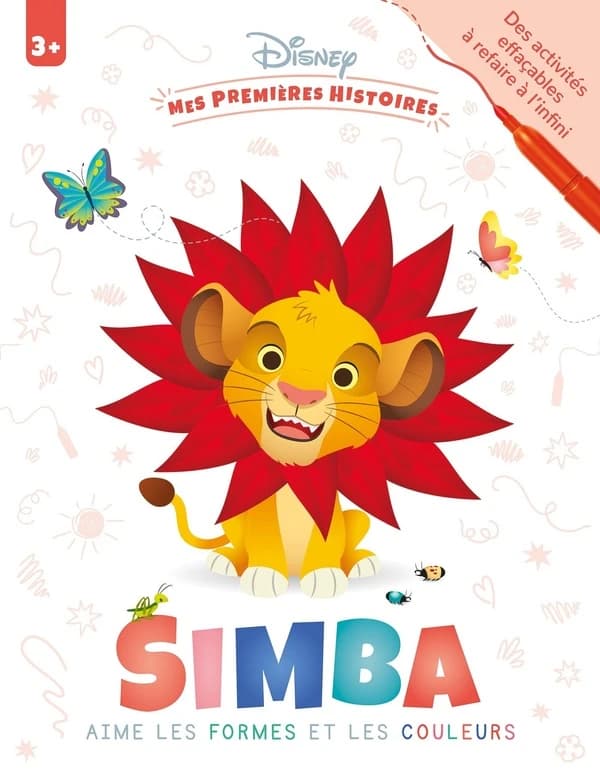 Mes premières histoires : Simba aime les formes et les couleurs ; Cahier d'activités