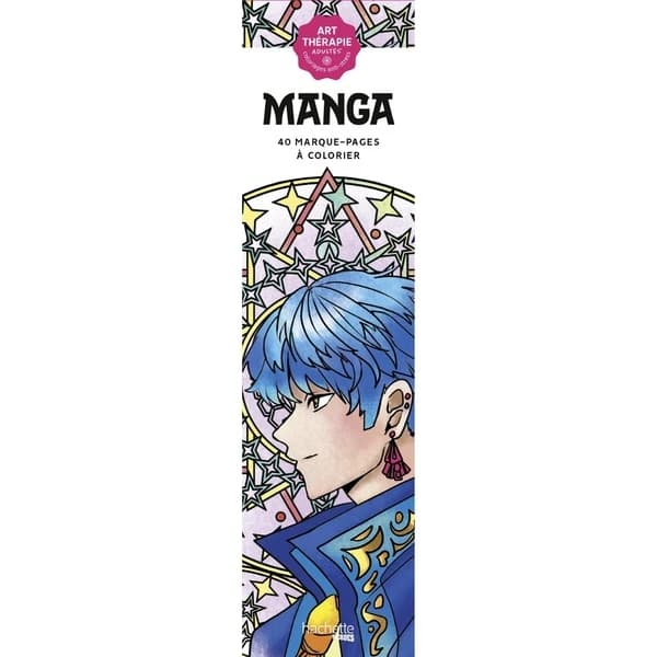 Manga : 40 marque-pages à colorier