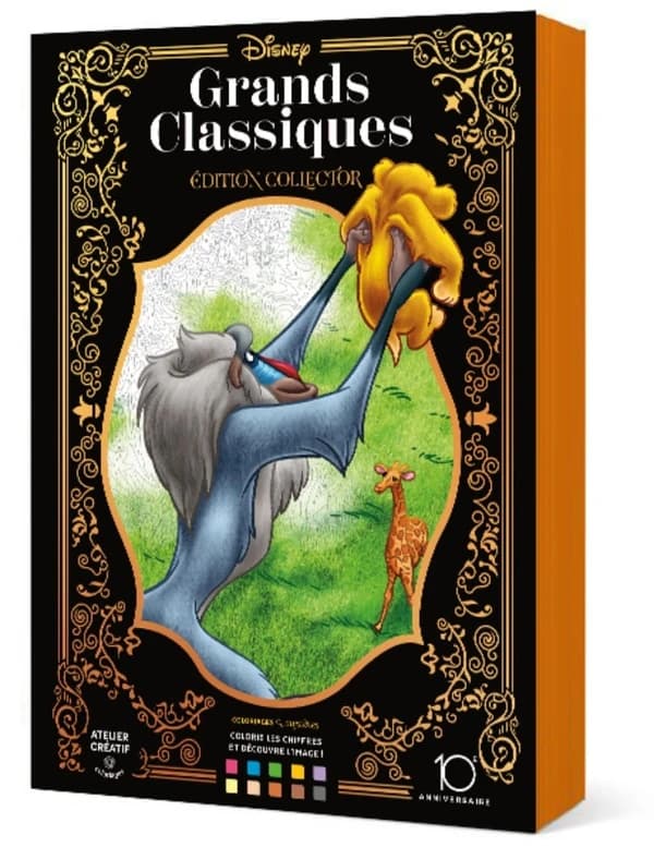 Atelier créatif ; Coloriages mystères : Grands classiques Tome 1