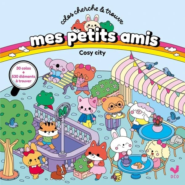 Colos cherche & trouve : Mes petits amis ; Cosy city
