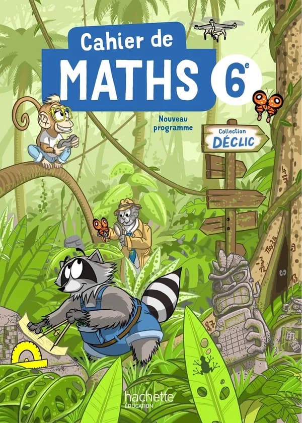Déclic : Cahier de maths ; 6e