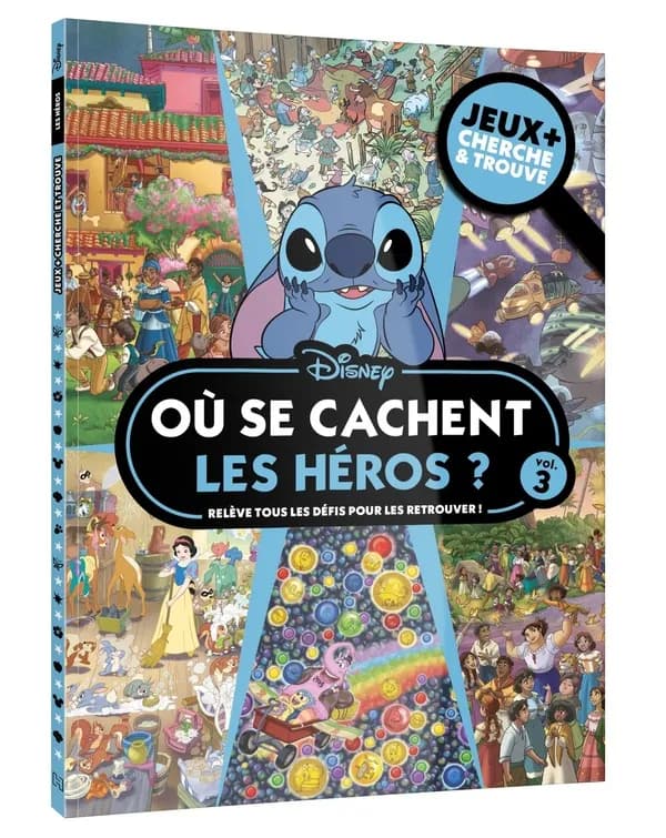 Où se cachent les héros ? Tome 3 ; Jeux + cherche & trouve