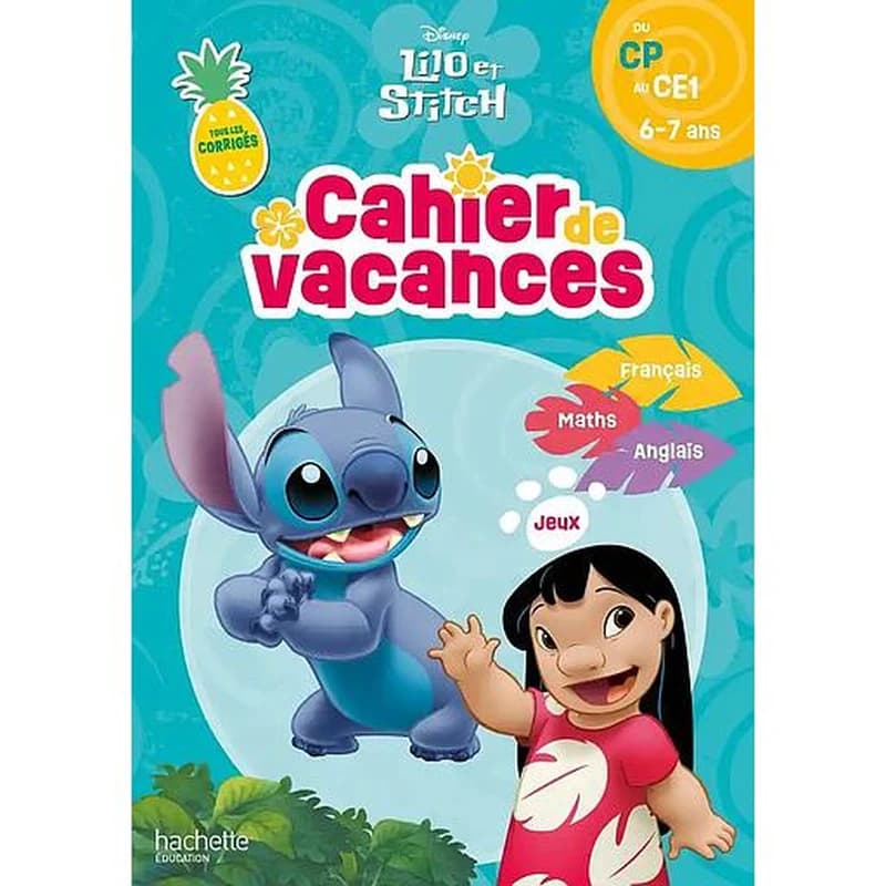 Lilo et Stitch ; Cahier de vacances ; Du CP au CE1