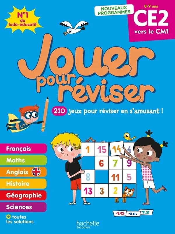 Jouer pour réviser : Cahier de vacances ; CE2 vers le CM1