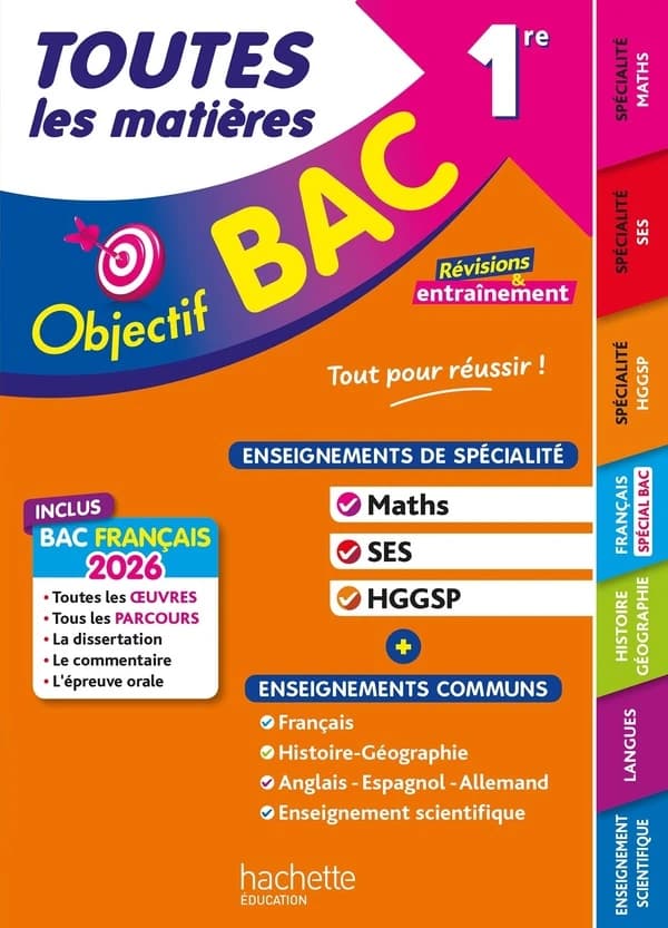 Objectif bac : Toutes les matières : Spé Maths