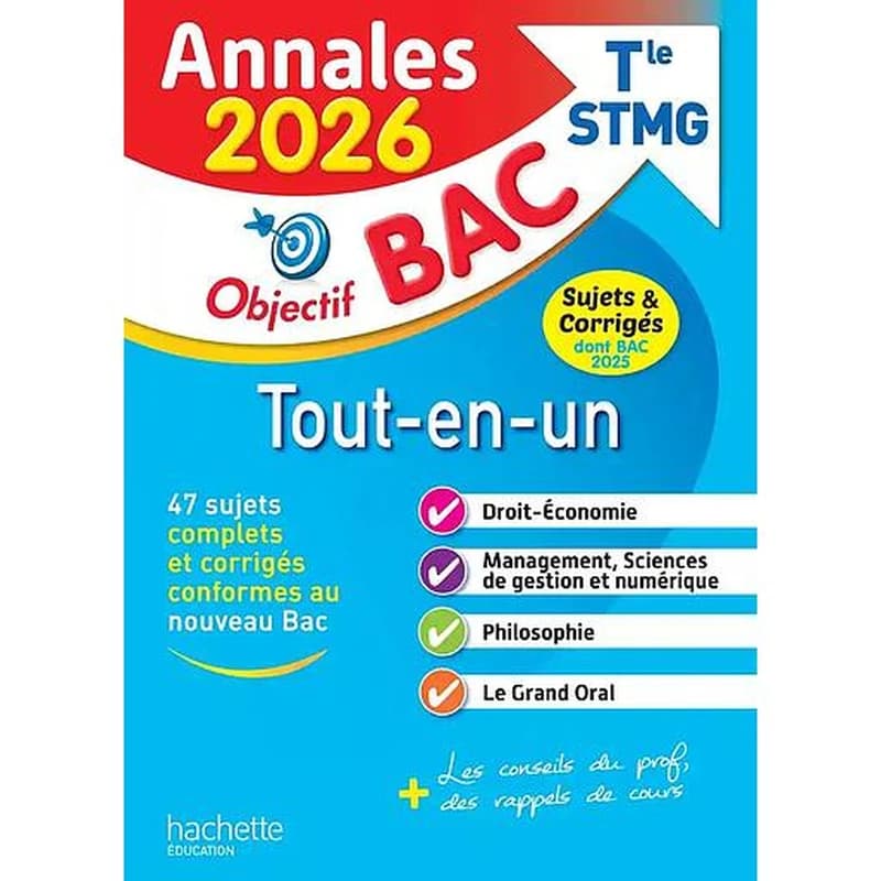 Tout-en-un Tle STMG : Sujets & corrigés