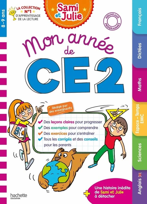 Sami et Julie : Mon année de CE2 ; Toutes les matières