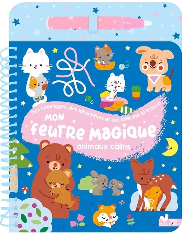 Mon feutre magique : Animaux câlins