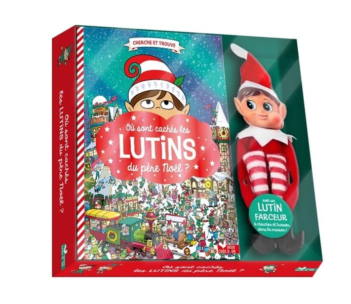 Cherche et trouve : Où sont cachés les lutins du père Noël ?