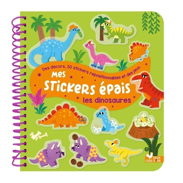 Mes stickers épais : Les dinosaures