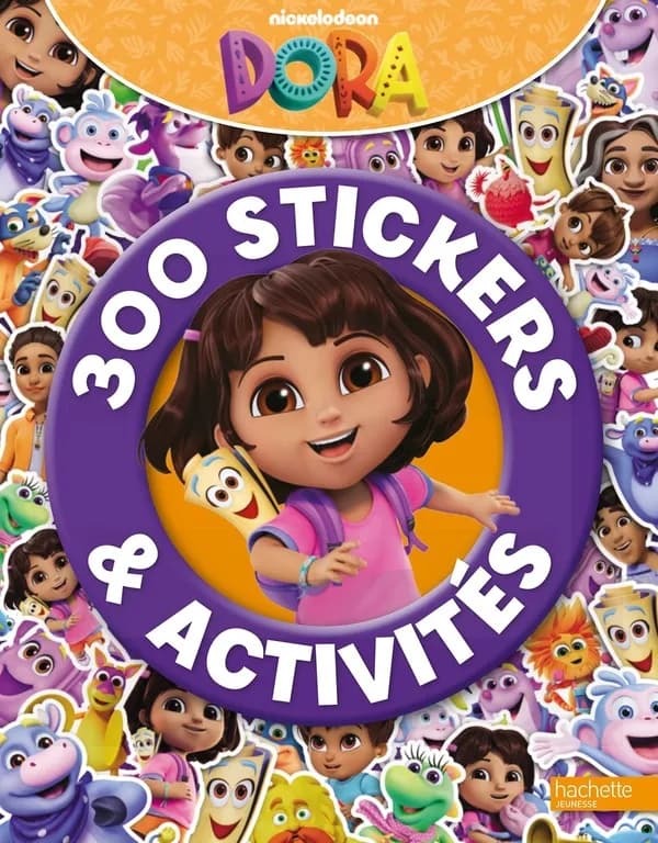 Dora : 300 stickers ; Livre d'activités et autocollants
